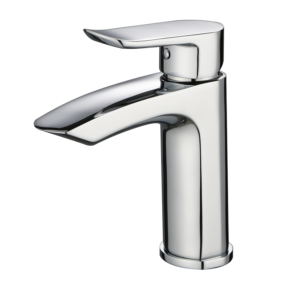 Luxury Brass Bathroom Sink Single Basin Faucet Water Tap 