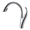 Light Luxury Copper Water Tap Chrome Black Rose Gold Kitchen Faucet