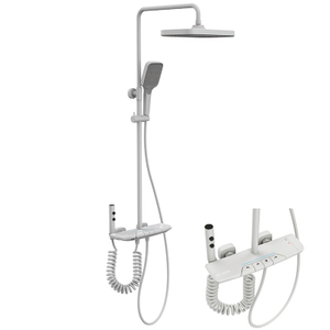 Hramsa White Color New Shower Faucet Mixer