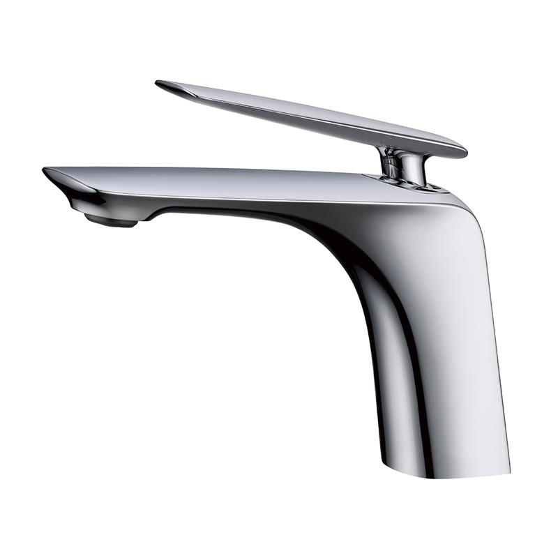luxury Modern Style Wash Bathroom Chrome Water Faucet Basin Mixer Taps Faucet