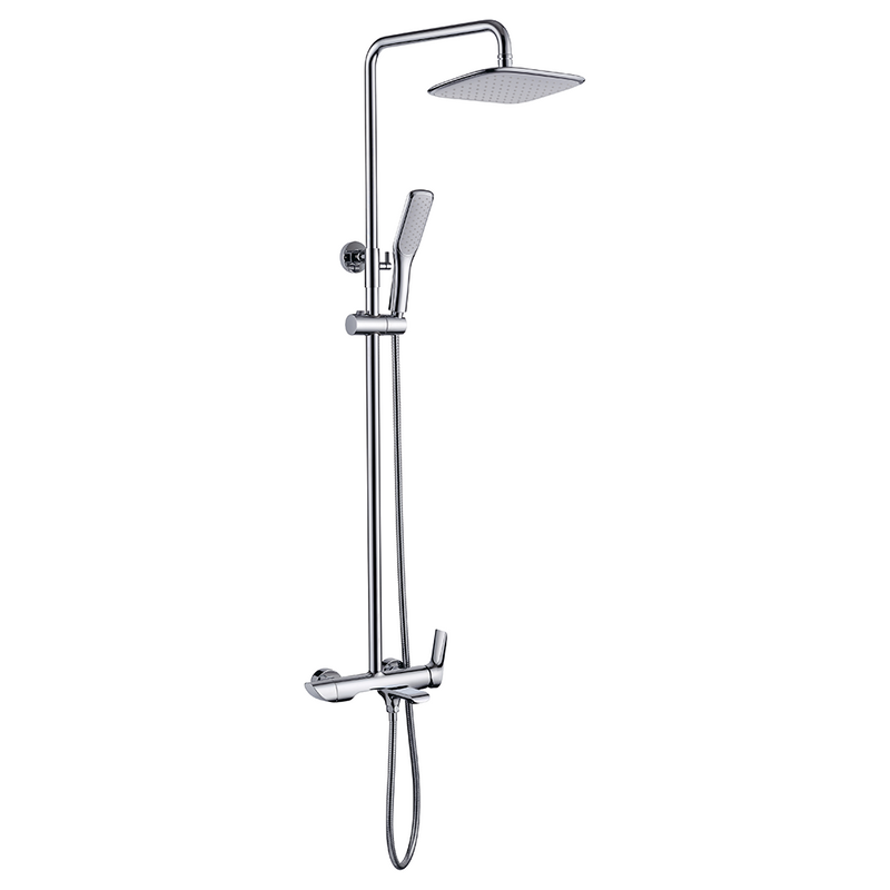 Luxury Bathroom Single Lever Bathroom Bath Faucet Rainfall Shower Head