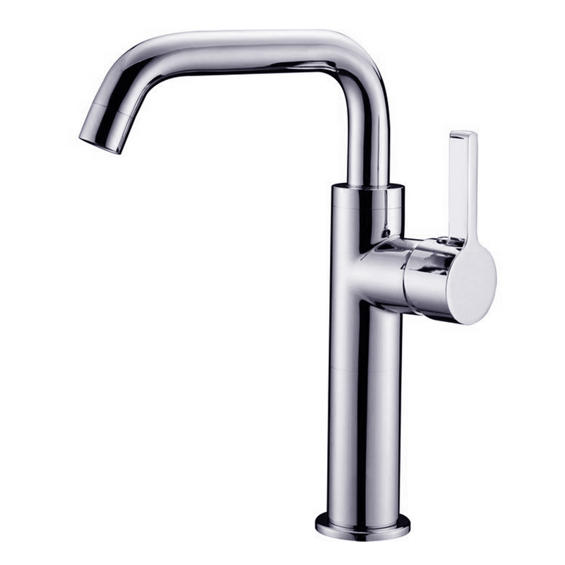 Single Lever Hot And Cold Brass Vertical Kitchen Faucet Kitchen