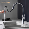 NEW Arrived HRAMSA Pull Down Kitchen Faucet with 3 Function Sprayer 