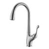 High Quality Made Pull Out Extension Long Neck Brass Kitchen Mixer Faucet