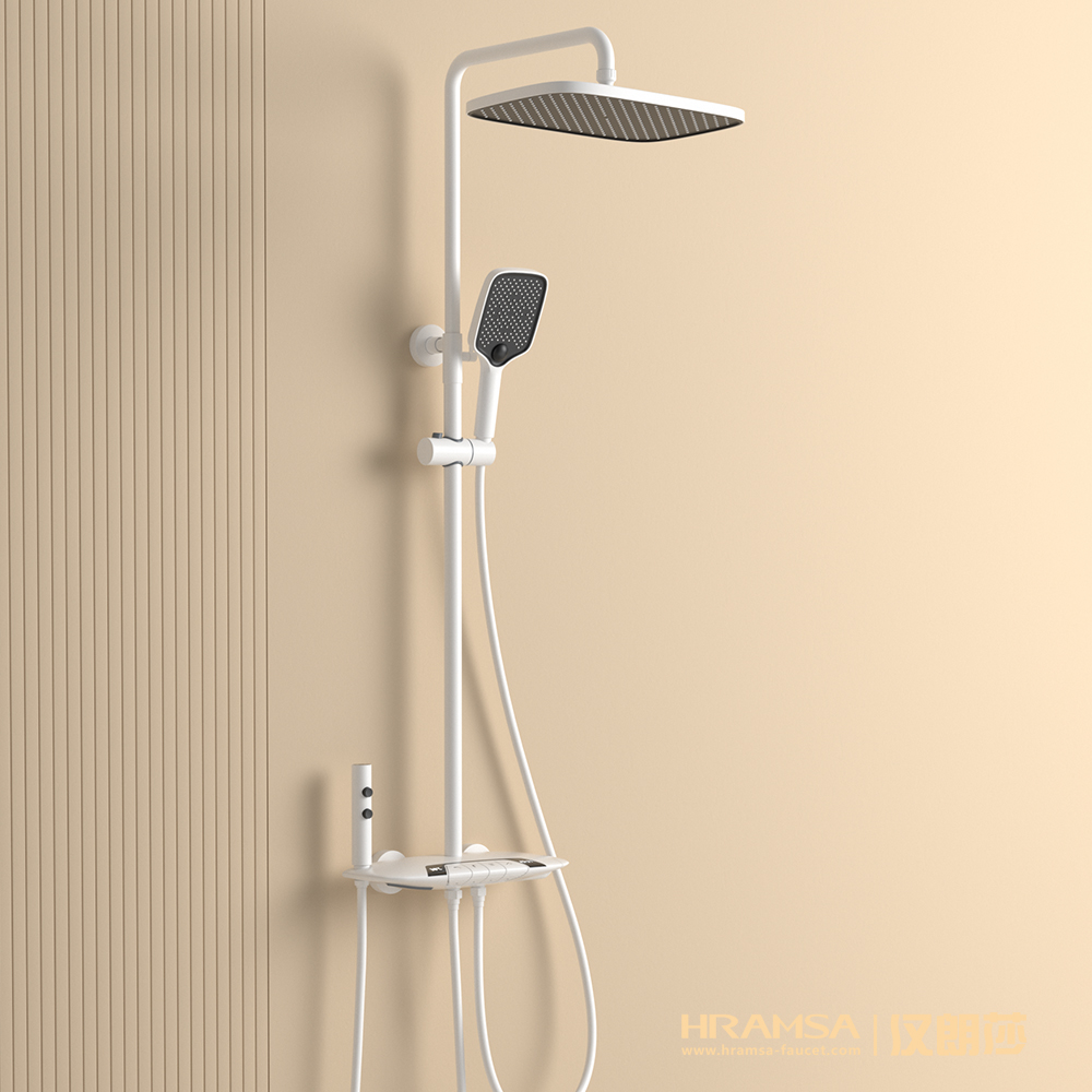 Hramsa Thermostatic Bath Shower Mixer Faucet with Spray
