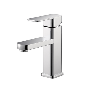 Factory Direct Supply Hot Cold Water Mixer Tap, Square Basin Faucet