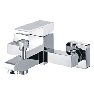 Deck Mounted Type Two Hole Shower Faucet Handle, Single Lever Tap Mixer