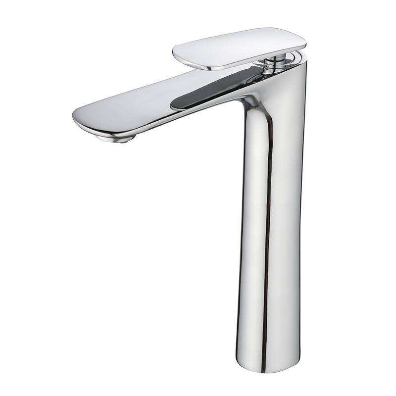 Brass Chrome Water Taps Bathroom Faucet Widespread Basin