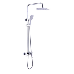 Modern Design Bathroom Brass Rain Hand Shower Faucet Set