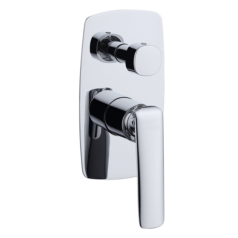 Luxury Wall Mounted 3 Way Concealed Bath Mixer with Head Shower
