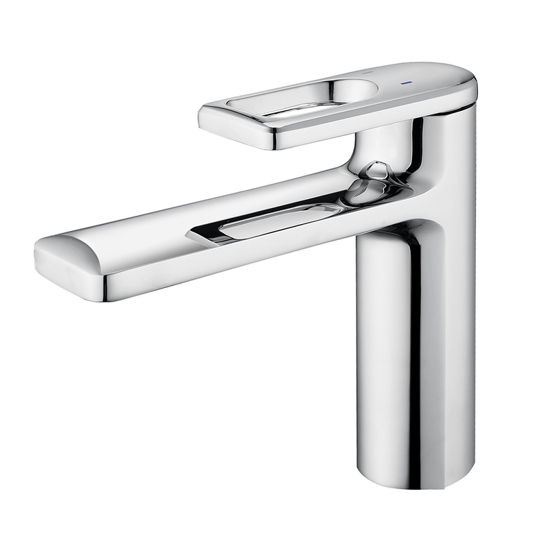 Sanitary Ware Deck Mounted Single Lever Brass Basin Faucet Mixer