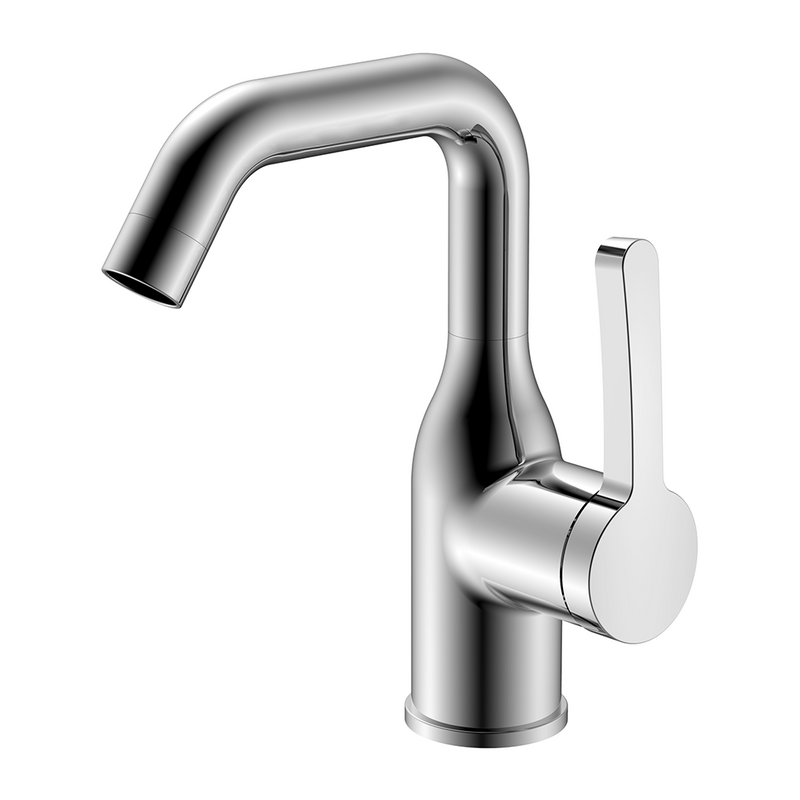 Certification Chrome Brass Body Single Hole Hot And Cold Water Basin Mixer Tap Faucet