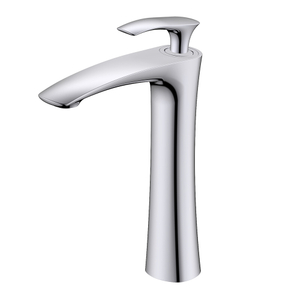 Chrome Single Lever Brass Bathroom Water Tap Wash Face Basin Mixer Faucet
