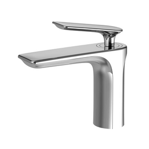 Sanitary Ware New Design Signal Handle Hot + Cold Water Brass Basin Faucet for Bathroom