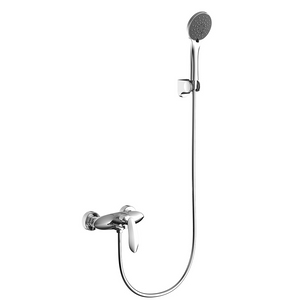 Single Lever Round Shower Mixer Faucet Bathroom