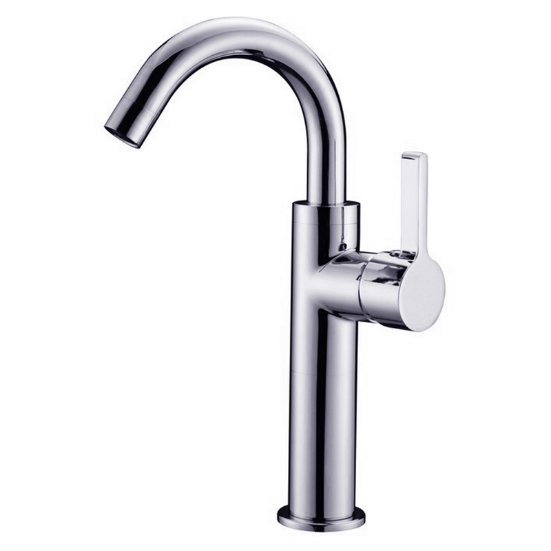 Wholesale Sliver Single Handle Kitchen Faucet Mixer Tap From China