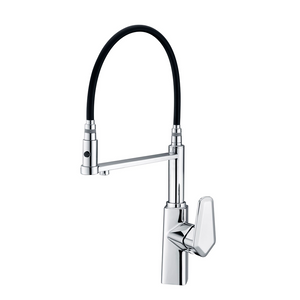 Modern Universal Single Handle Pull Down Spray Head Kitchen Faucet