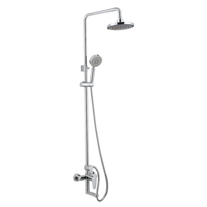 Bathroom Chrome Bath And Shower Head Mixer System Luxurious Shower Set Chrome