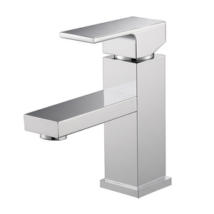 Single Handle Brass Bathroom Faucet Chrome Wash Basin Faucets